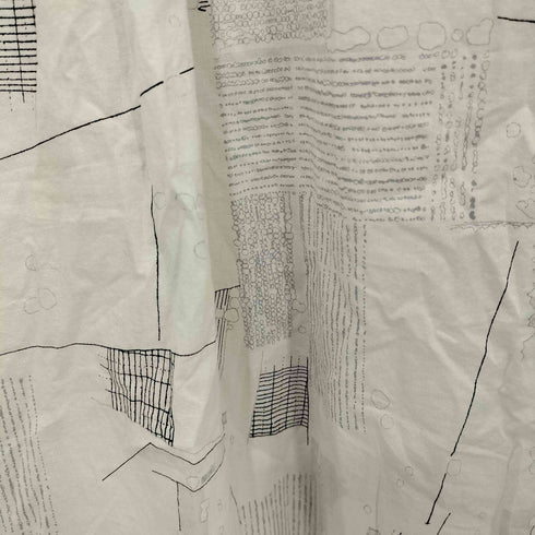 エンジニアードガーメンツ Engineered Garments 総柄 バンドカラー 総柄 長袖 シャツ メンズ import:XS